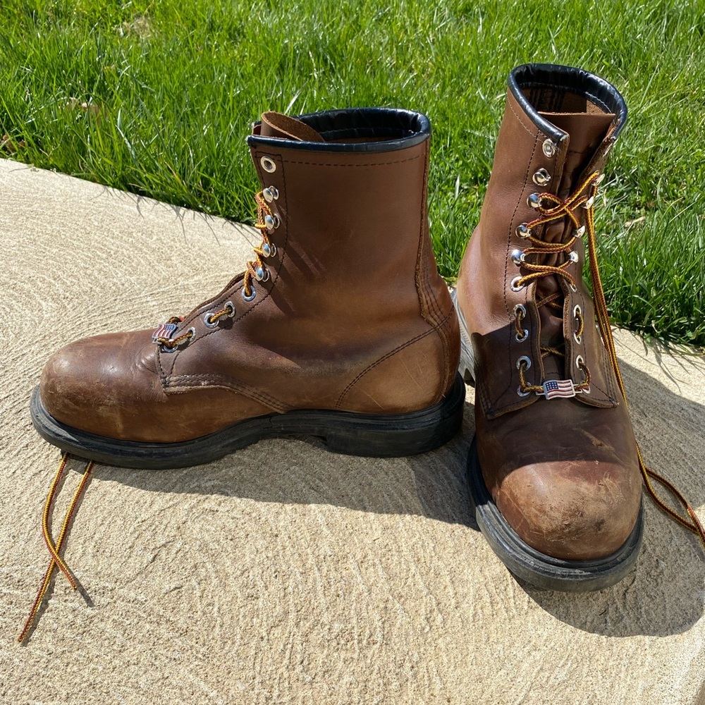 Red wing super soul men’s 8 inch safety steel toe boot